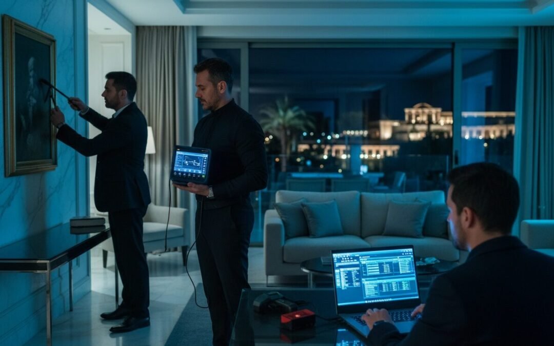 Controlli anti intercettazione a Noto per ville e hotel